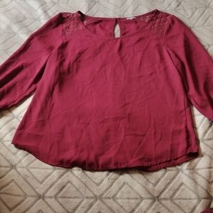 Red blouse